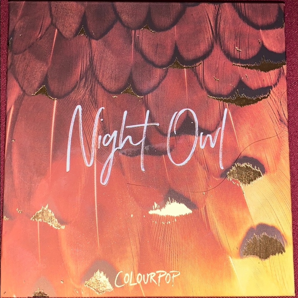 Night owl eyeshadow palette by colourpop